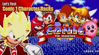 Sonic 1 Character Hacks - But does it work on Real Hardware? ft many YouTubers!