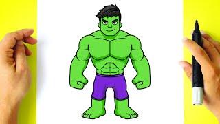 Como DESENHAR o HULK - Cómo DIBUJAR a HULK - Spidey e Seus Amigos Espetaculares