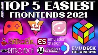 Top 5 Easiest Emulator Frontends For Retro Gaming EVER #batocera #retrobat #retroarch
