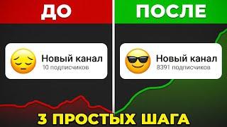 Маленькие каналы: СДЕЛАЙТЕ ЭТО, чтобы набрать подписчиков на YouTube с нуля! (без лица)