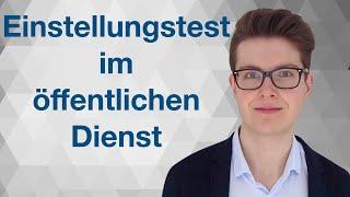 EINSTELLUNGSTEST VORBEREITUNG | ÖFFENTLICHER DIENST | www.beamtentest-vorbereitung.de