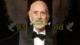 SIR CHRISTOPHER LEE DEVOLUTION  (2015-1946) #shorts