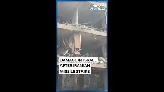 Iran Israel War | Video Shows Damage In Israel after Iran Hits Israeli Sites