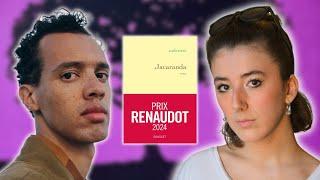 J'AI LU JACARANDA DE @gaelfaye  (prix Renaudot 2024)