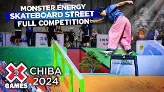 Monster Energy Men’s Skateboard Street: FULL COMPETITION | X Games Chiba 2024