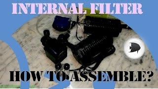 HOW TO ASSEMBLE AQUARIUM INTERNAL FILTER | BOYU SP 1300B  |  INTERNAL FILTER | SUBMERSIBLE