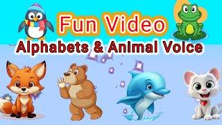 Phonics Sounds l Alphabets with Animals Sounds | Alphabet Song For Kids