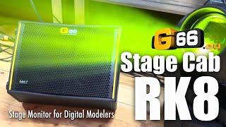 G66 Stage Cab RK8 - FRFR Stage Monitor for digital modelers - Powered by Red Sound