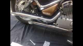 Turn out pipes /cuts For the Suzuki VL 125 intruder LC