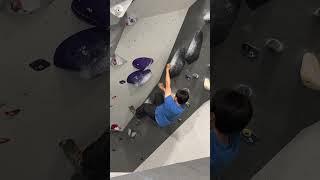 First time sending a side hang problem #bouldering #climbing