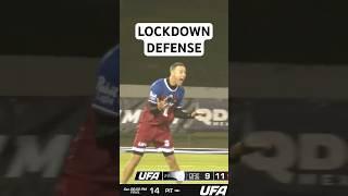 Alex Atkins with the clamps on defense 