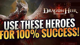 THESE HEROES DESTROY THIS BOSS - Heretical Ruins Guide - Dragonheir: Silent Gods