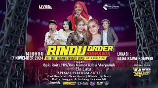 LIVE RIDU ORDER BIGBAND | MInggu, 17 November 2024