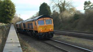 Newbee on The Rails 66315 @ Water Orton ..16-12-24