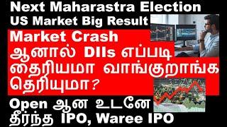 இன்னைக்கு லாபத்தில் இருந்தீங்க நீங்க தாங்க கிரேட் | Bitcoin 1Lakh USD Waree Energy IPO subscription