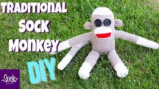 How to Make a Classic Sock Monkey | Easy DIY  Tutorial | Free Pattern | Fun Sock Creations