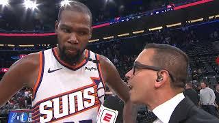 Kevin Durant talks CLUTCH Performance against the Clippers 