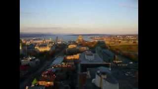 Depuis l'Ascenseur de l'hôtel Loews Le Concorde à Québec