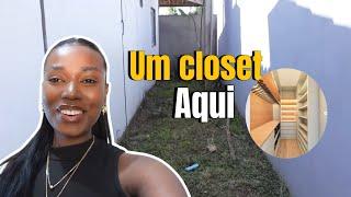 UM CLOSET AQUI NESSE ESPAÇO SERÁ QUE DA CERTO? ME AJUDEM A DECIDIR