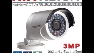 Hikvision DS-2CD2032-I 3mp Mini Bullet Camera available from NetviewCCTV.co.uk