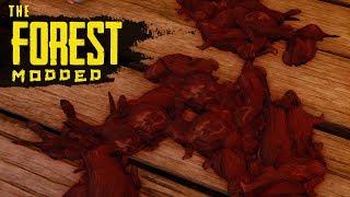 RABBIT BLOODBATH! The Forest Modded S2 Episode 66