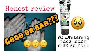 YC whitening face wash milk extract honest review | Is it good for our skin?? || Fawzia's corner ||