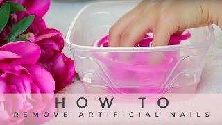 HOW TO REMOVE GEL, ACRYLIC & ARTIFICIAL NAILS SAFELY | Jessica van Heerden