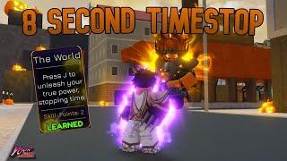 [YBA] Star Platinum has *8 SECOND FREE TIMESTOPS*