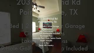 ️ Golf membership and green fees included in Point Venture home with Lake Travis amenities.