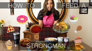 HOW TO COOK FOR A STRONGMAN! | 10000 Calories?