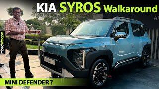 Kia Syros 2024 - Full Walk-around Review | Tamil Car Review | MotoWagon.