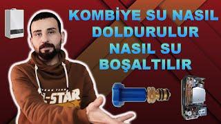 KOMBİYE SU NASIL BASILIR? - KOMBİ VE PETEKLERİN SUYU NASIL BOŞALTILIR? - 0507 123 41 59