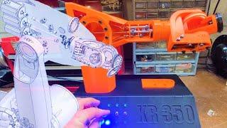 Functional KUKA KR350 Scale Model 3D Printed