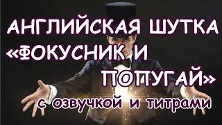 Анекдоты на английском языке, английский юмор анекдоты, английские анекдоты, Фокусник и попугай