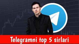 Telegramni top 5 sirlari | Telegram ajoyib funksiyalari | @RasmiyAxborot24