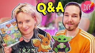 DIAMOND PAINTING | Pokemon & Star Wars | Q&A mit Eva & Felix