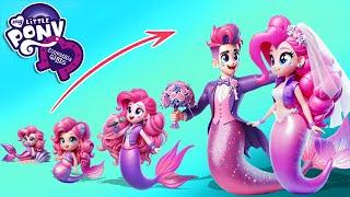 MLP Equestria Girl Mermaid Growing up Compilation | Cartoon Wow