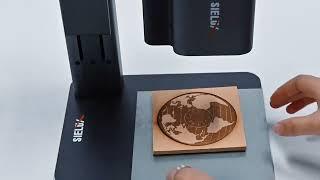  Engrave your ideas and cut your masterpiece with Sielux AI Portable Laser Engraver