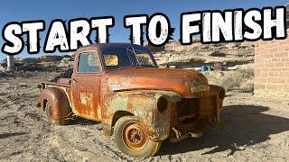 FULL BUILD- 1948 Chevy ABANDONED 58 years ago  to DAILY driver. (Start to finish)