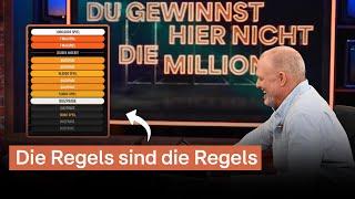 Stefan Raab erklärt nochmal kurz das Regelwerk | Du gewinnst hier nicht die Million bei Stefan Raab