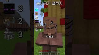 마인크래프트 높이뛰기 챌린지