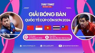 LIVE 2 - CAND T&T vs Thái Lan - Giải bóng bàn quốc tế cup Côn Sơn 2024