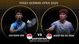 Loh Kean Yew vs Jason Teh Jia Heng German Open 2025 Badminton