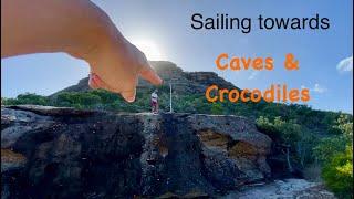 Sailing towards Crocodiles & Caves in Far North Qld.