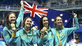 Australia packs a punch in the pool: women's 4x100m freestyle team breaks world record