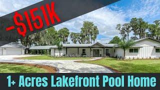 MUST SEE! - Inside a Lakefront Pool Home For Sale in Odessa Florida with a HUGE Price Cut!