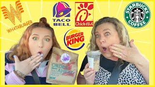 TRYING VEGAN FAST FOOD I VEGAN MUKBANG I DRIVE AROUND WITH US