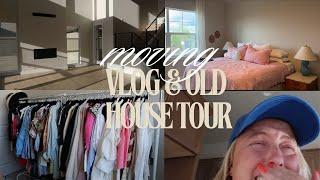 MOVING VLOG!!! old house tour, lots of tears, my new ring, & sentimental chats & new house sneak 