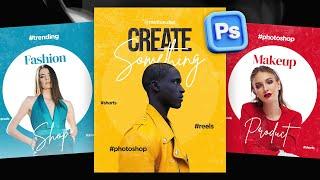 Creative Graphics DESIGN idea in Photoshop | Photoshop Tutorial