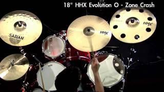 Sabian HHX Series Evolution O-Zone Crash 18" Cymbal